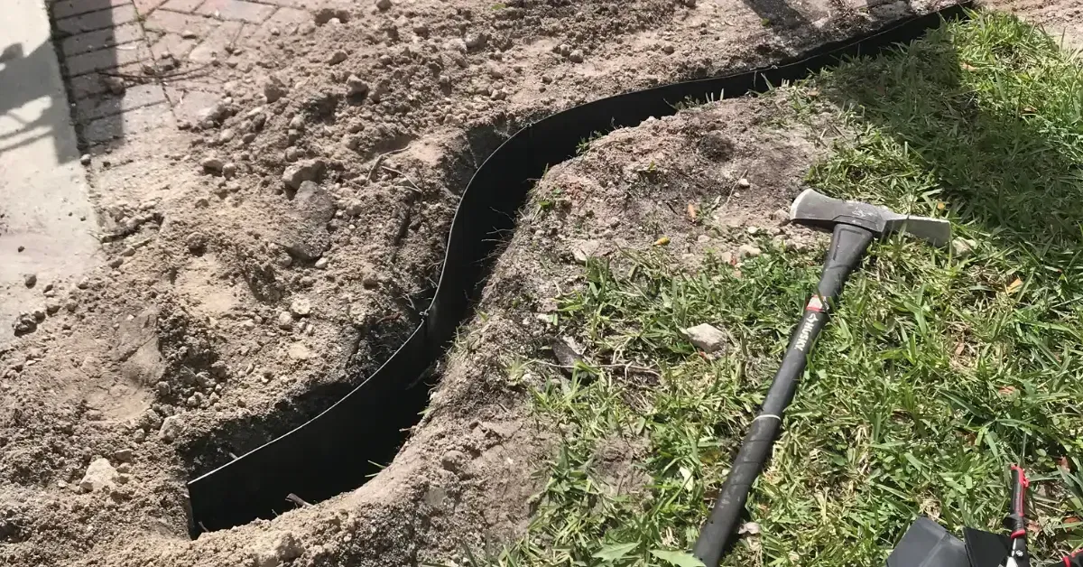 Certified arborist installing a tree root protection system to safeguard foundations and utilities in Fort Lauderdale, FL, landscape